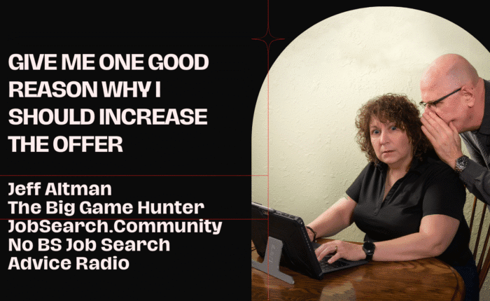 Give Me One Good Reason Why I Should Increase The Offer