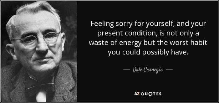 Feeling Sorry for Yourself