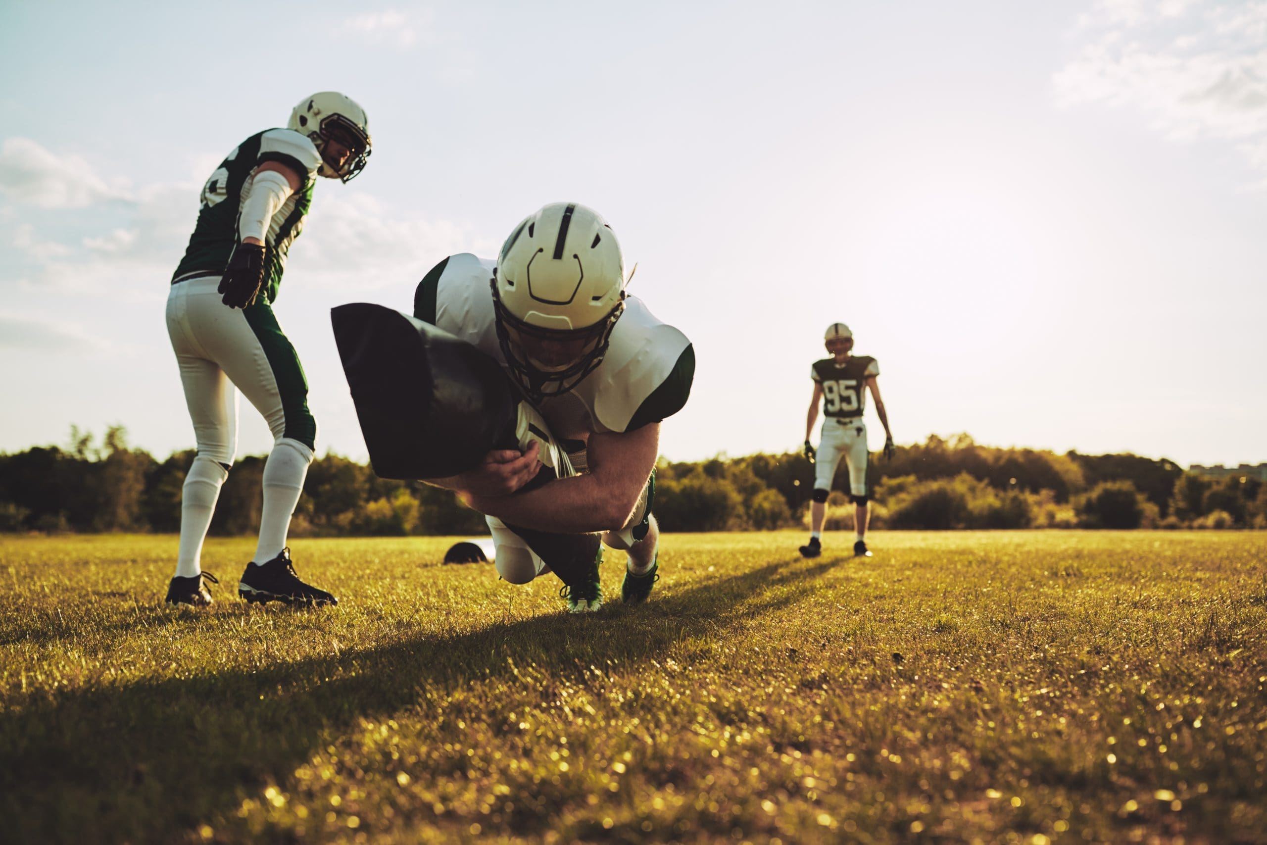 American football players