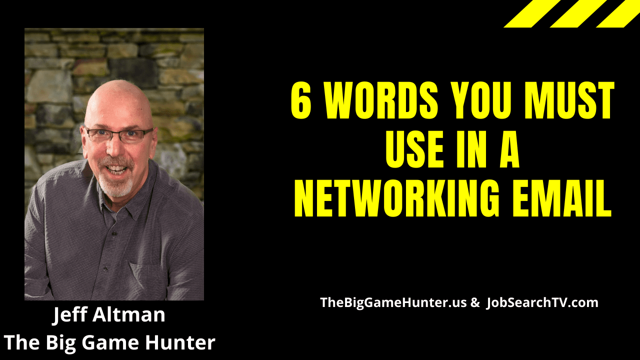 6 words you must use in a networking email