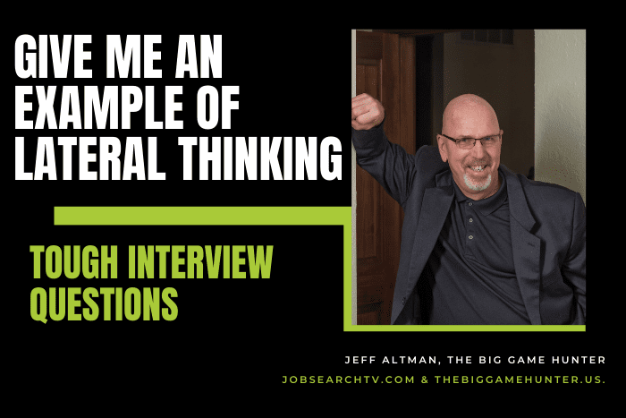 give me an example of lateral thinking