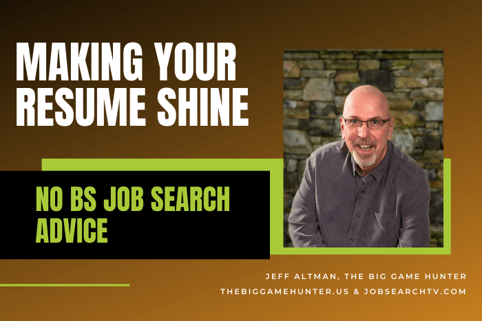 Making your resume shine