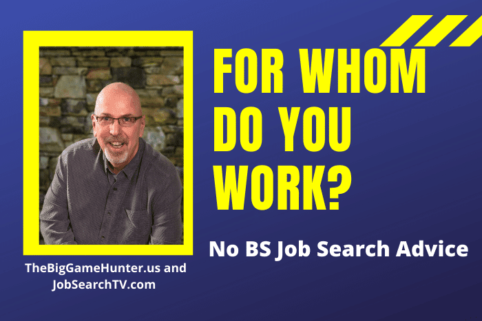 For whom do you work
