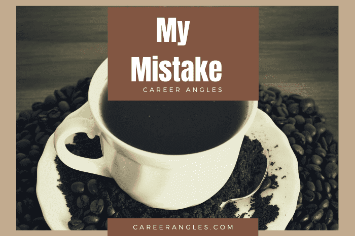 My mistake