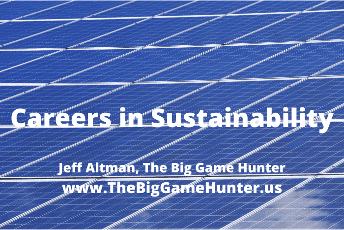 Careers in sustainability