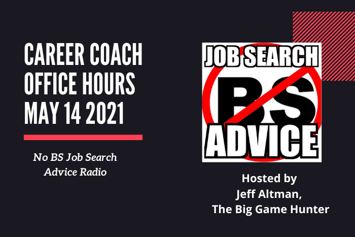 Career Coach Office Hours May 14 2021