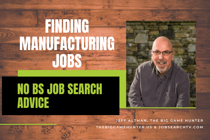 Finding Manufacturing Jobs