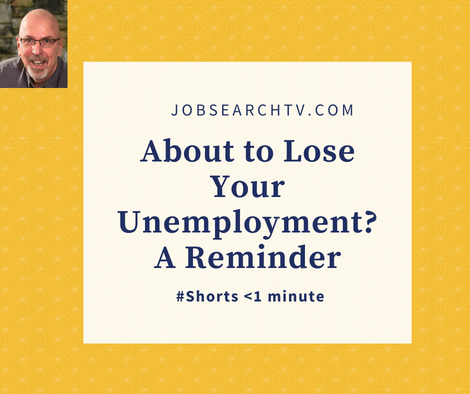 About to Lose Your Unemployment A Reminder