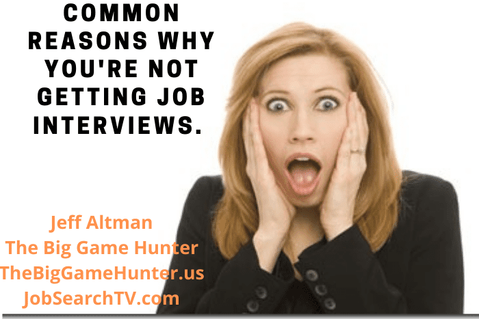 Common Reasons Why You're Not Getting Job Interviews. QSummarizer