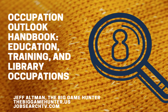 Education, training and library occupations
