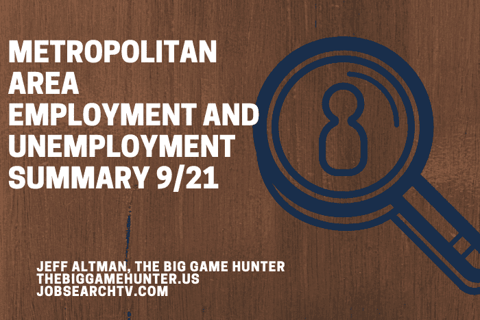 Metropolitan Area Employment and Unemployment Summary
