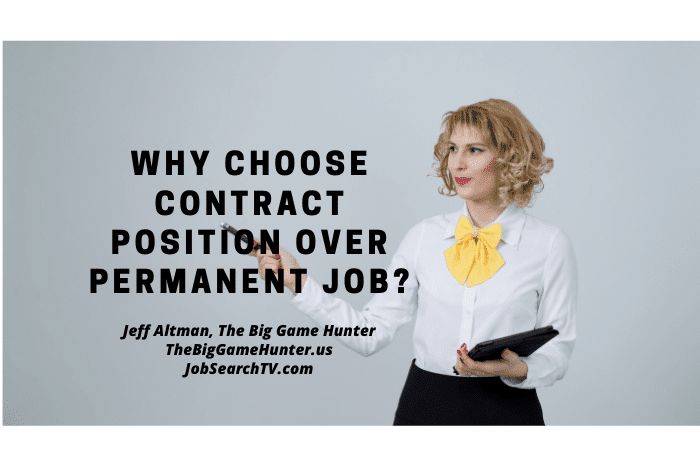 Why Choose Contract Position Over Permanent Job?