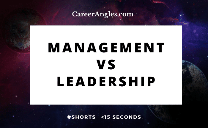 Management vs Leadership