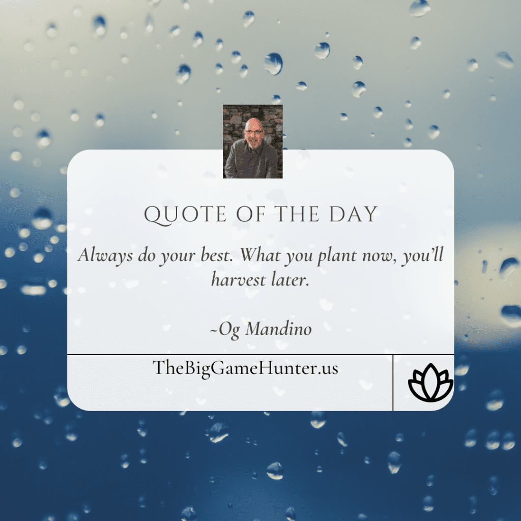 Always do your best