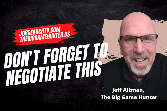 Don't forget to negotiate this