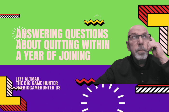 Answering Questions About Quitting Within a Year of Joining
