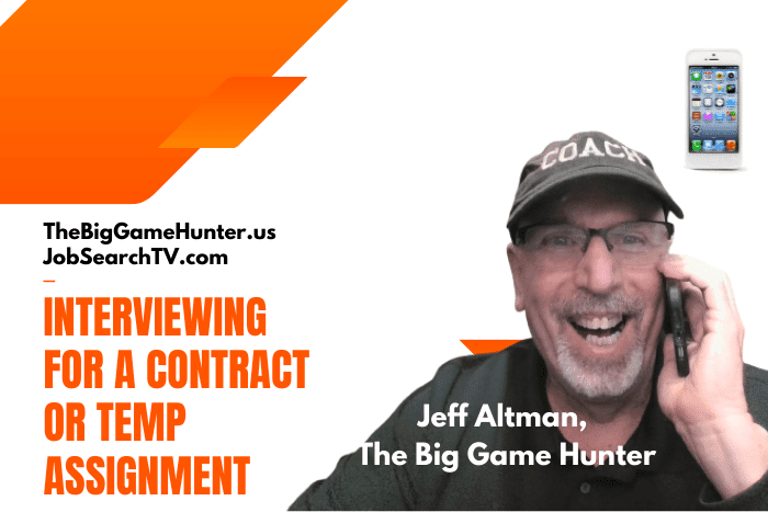 Interviewing for a Contract or Temp Assignment