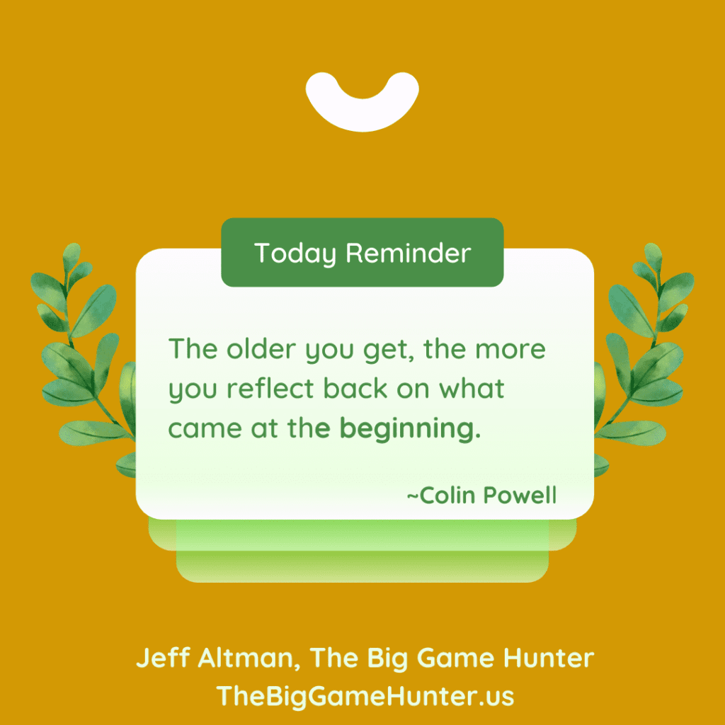 The older you get