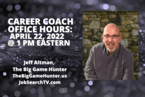 Career Coach Office Hours April 22 2022