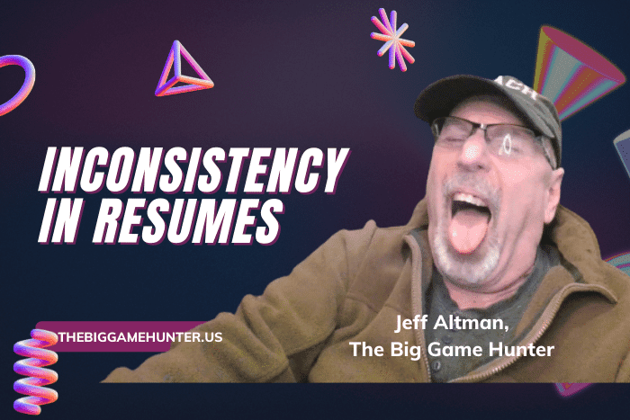 Inconsistency in Resumes