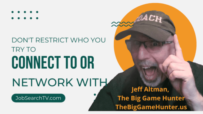 Don't Restrict Who You Try to Connect To