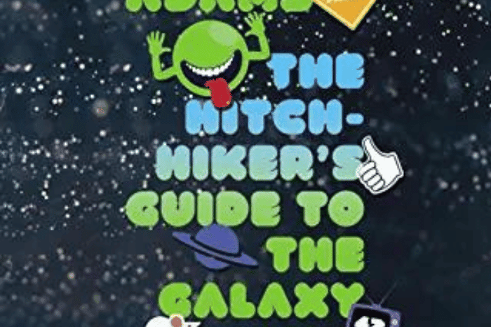 The Hitchkiker's Guide to the Galaxy sized