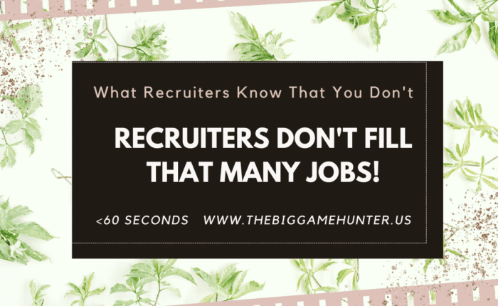 Recruiters Don’t Fill That Many Jobs