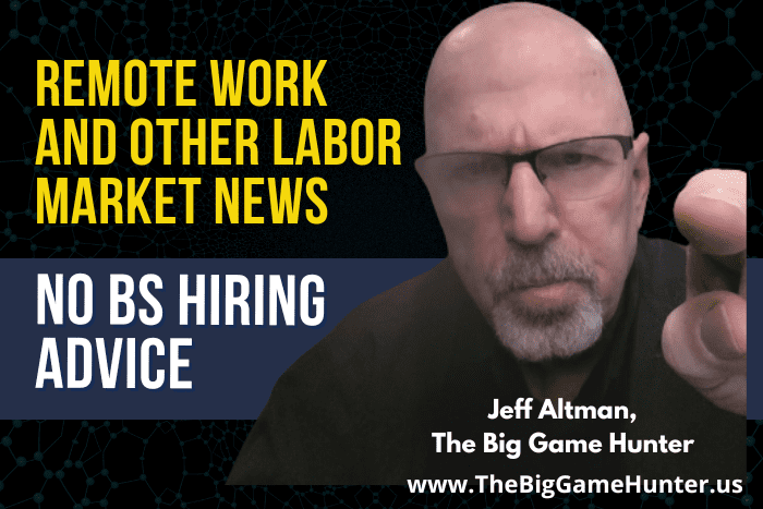 Remote Work and Other Labor Market News
