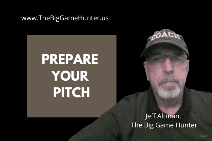 Prepare Your Pitch