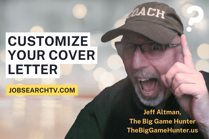 Customize Your Cover Letter