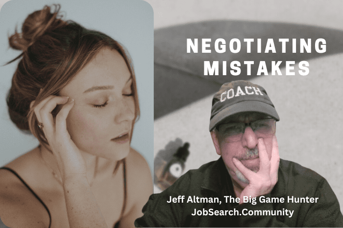 Negotiating mistakes