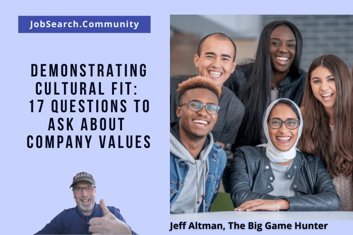 Demonstrating Cultural Fit: 17 Questions to Ask About Company Values