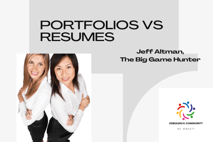 Portfolios vs Resumes