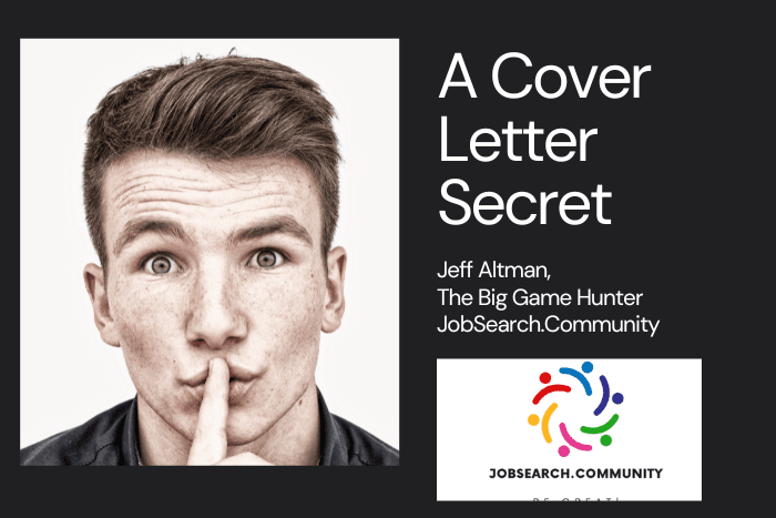 A Cover Letter Secret