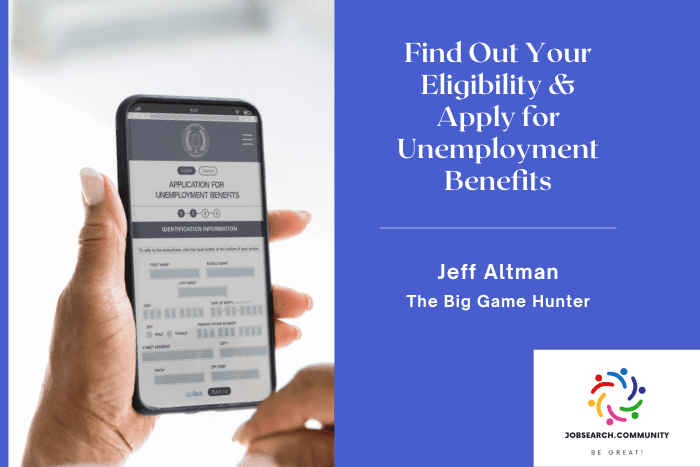 Apply for unemployment benefits