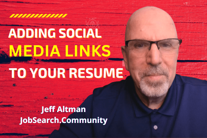 Adding Social Media Links to Your Resume Adding Social Media Links to Your Resume
