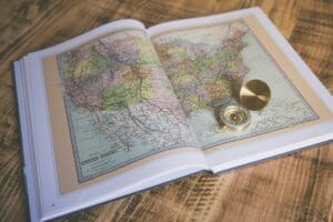 map in a book chris-lawton-o0l-M8W_7wA-unsplash