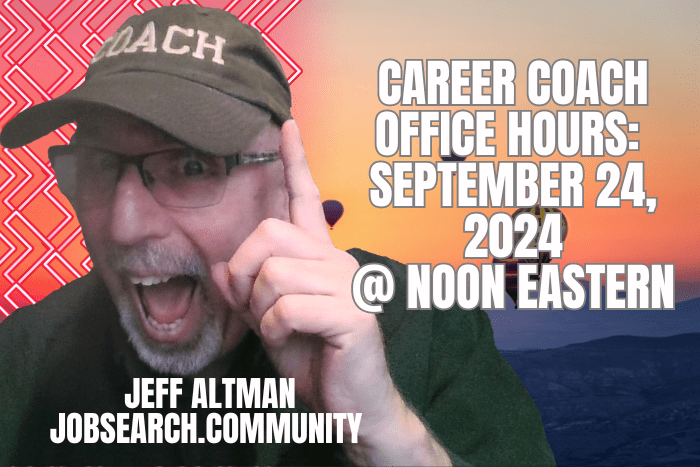 Career Coach Office Hours: September 24, 2024