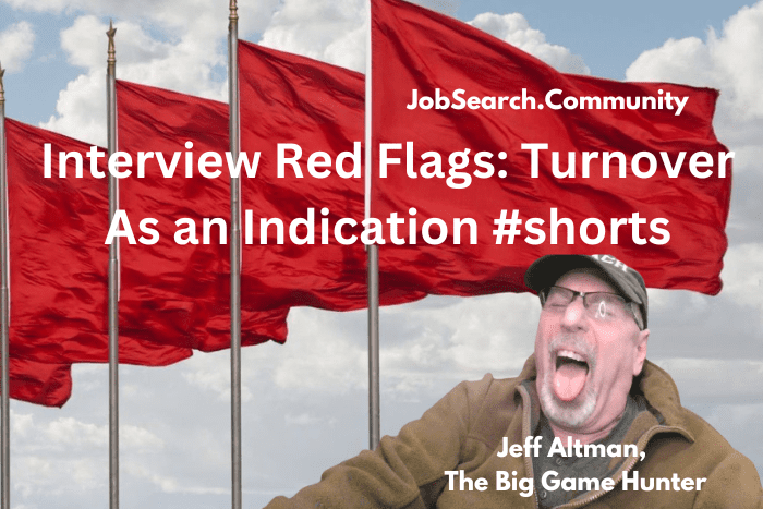 Interview Red Flags: Turnover As an Indication #shorts
