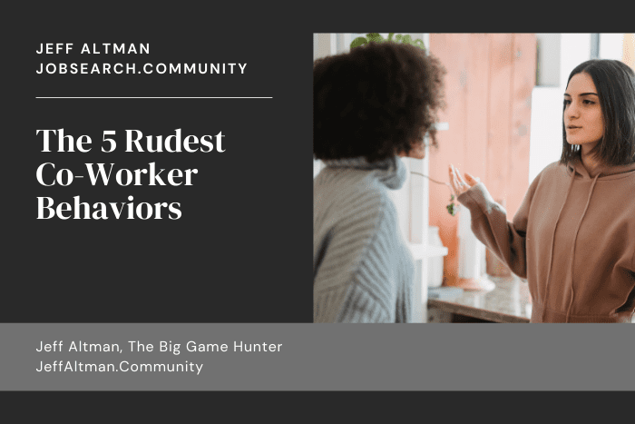 The 5 rudest co-worker behaviors