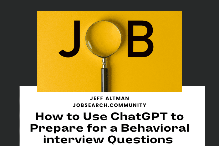 How to Use ChatGPT to Prepare for a Behavioral interview Questions #shorts