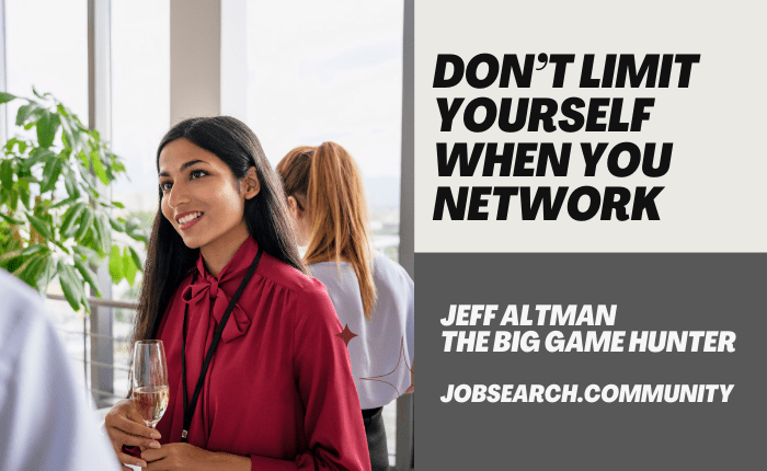 Don’t Limit Yourself When You Network #shorts