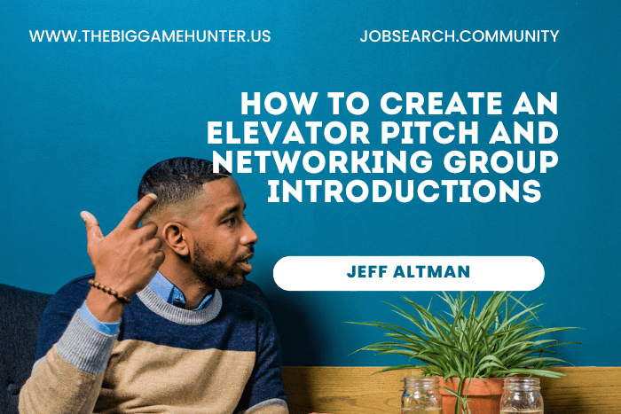 How to Create an Elevator Pitch and Networking Group Introductions #shorts