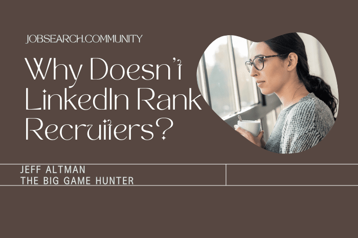 Why Doesn't LinkedIn Rank Recruiters? #shorts