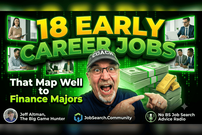 18 Early Career Jobs That Map Well to Finance Majors