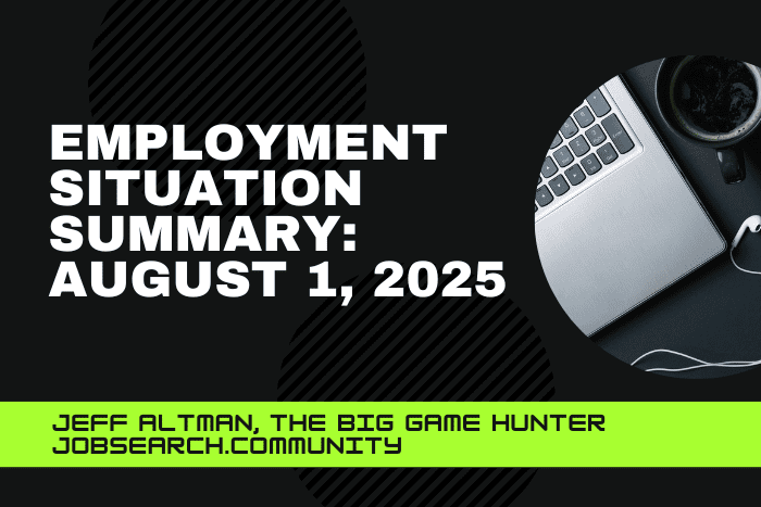 Employment Situation Summary August 1 2025