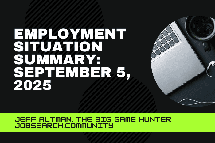 Employment Situation Summary September 5 2025