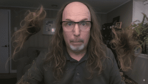 Me with long hair falling out
