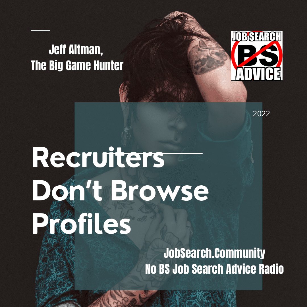 Recruiters Don’t Browse Profiles #shorts