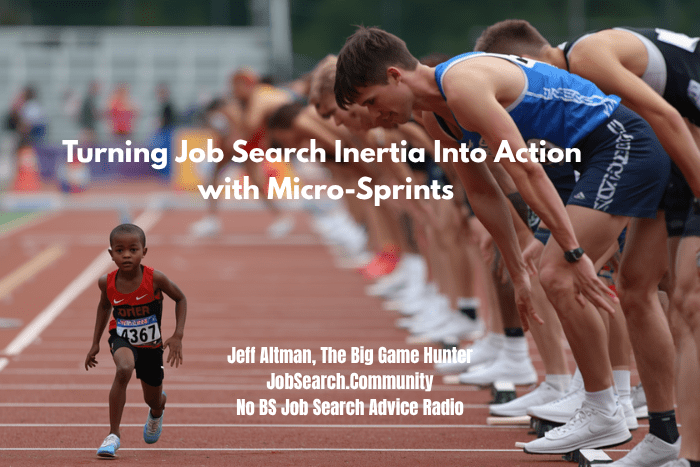 Turning Job Search Inertia Into Action with Micro-Sprints